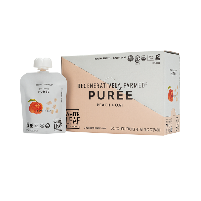 Peach + Oat Puree
