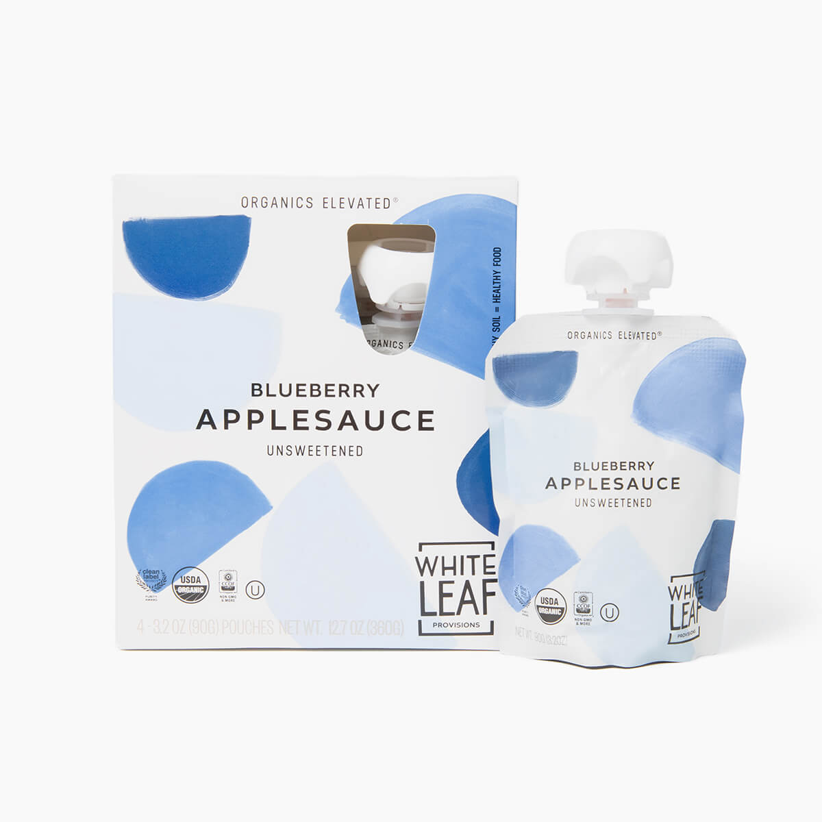 organic blueberry applesauce pouch