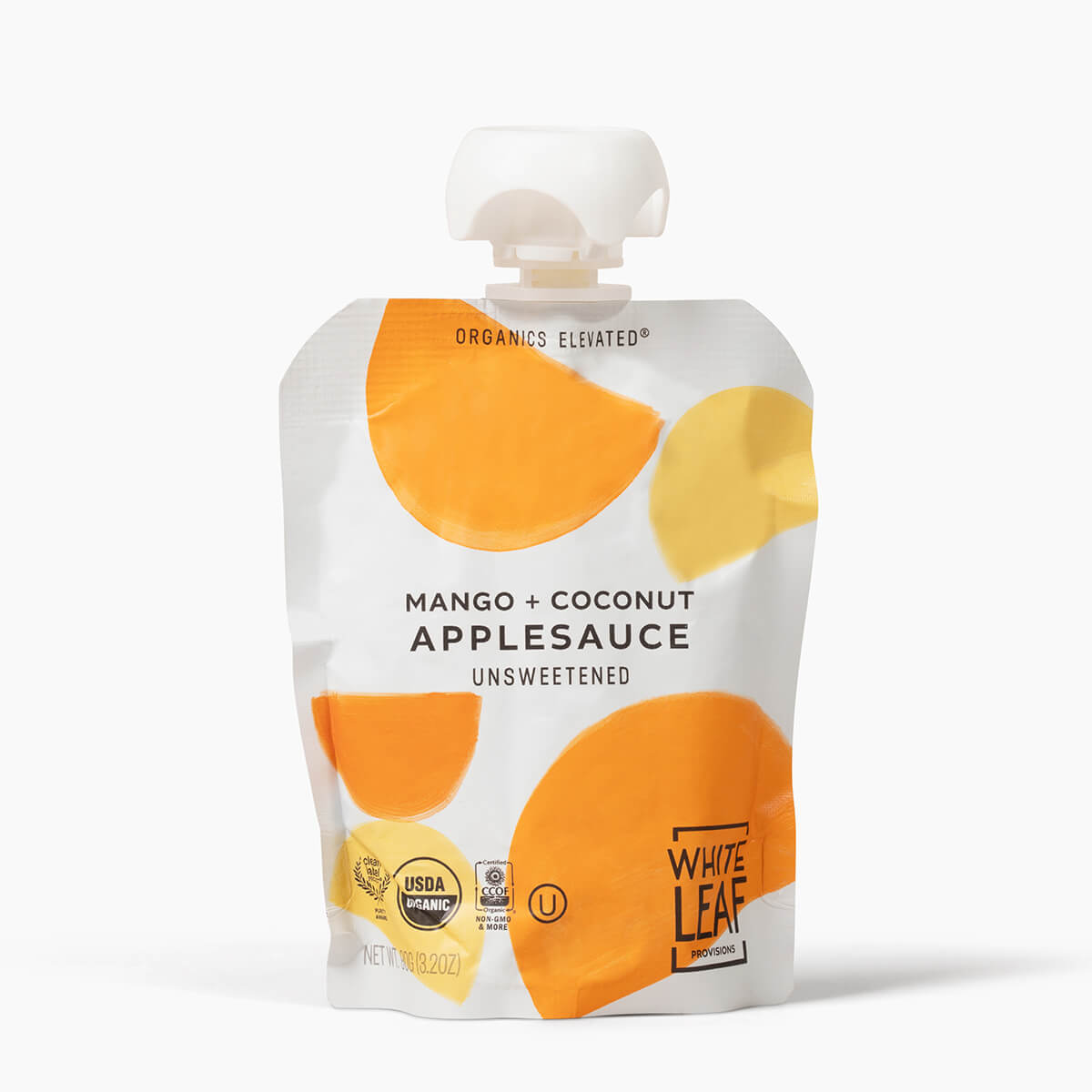 Mango Applesauce Pouch | Organic Applesauce | White Leaf Provisions