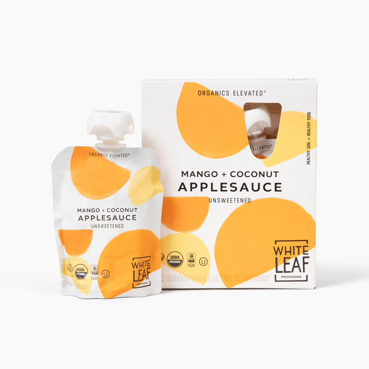 Mango + Coconut Applesauce Pouch